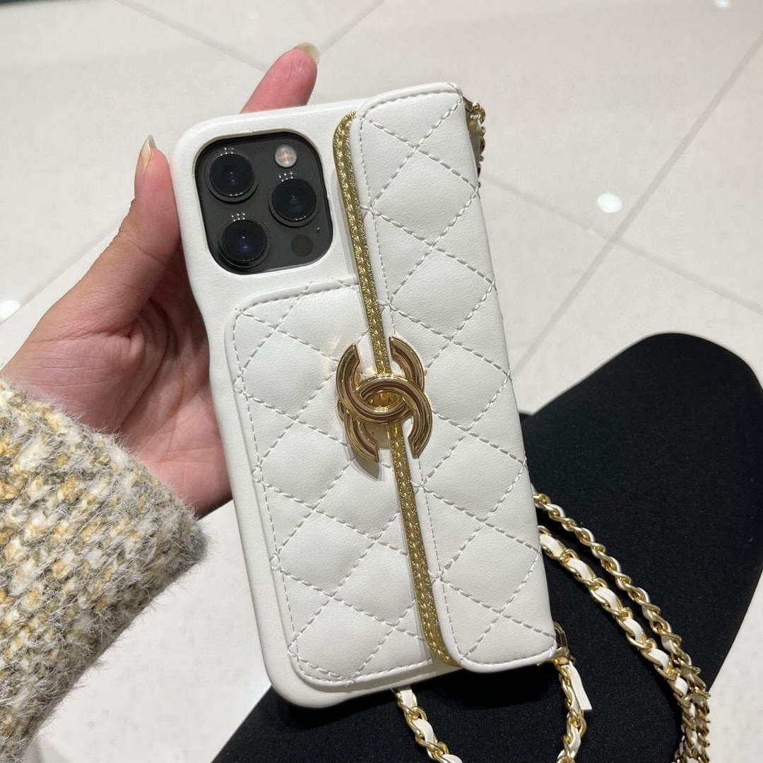 Chanel Apple Iphone Leather Premium Deluxe Phone Case Protection C11012