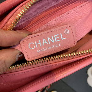 Chanel AS0865 Chanel's Gabrielle Small Hobo Bag Pink Smooth Calfskin - Default Title - View 11