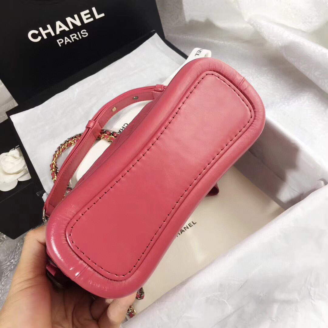 Chanel AS0865 Chanel's Gabrielle Small Hobo Bag V gird Pulm Smooth Calfskin - Default Title - View 7