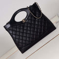 Chanel AS1010 31 Larage Shopping Bag Shiny Lambskin Black - Default Title - View 1