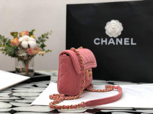 Chanel AS1115 Flap Bag Classic Velvet Pink - Default Title - View 5
