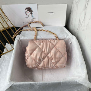 Chanel AS1115 Small Flap bag Satin fabric Pink - Default Title - View 4
