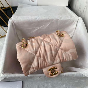Chanel AS1115 Small Flap bag Satin fabric Pink - Default Title - View 9