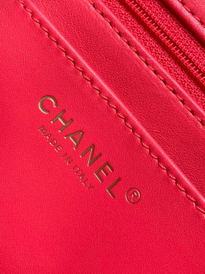 Chanel AS1116 24C Mini Flap Bag 20cm A69900 Tweed White & Red - Default Title - View 8