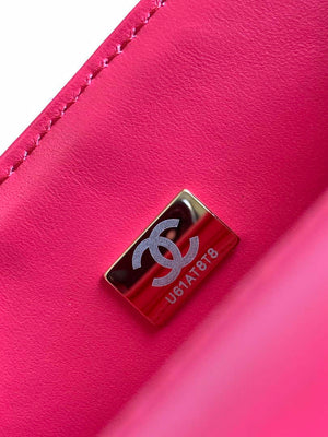 Chanel AS1116 24C Mini Flap Bag 20cm A69900 Tweed White & Red - Default Title - View 9