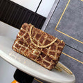 Chanel AS1116 25C Mini Flap Bag 20cm A69900 White dense sequins Gold - Default Title - View 1