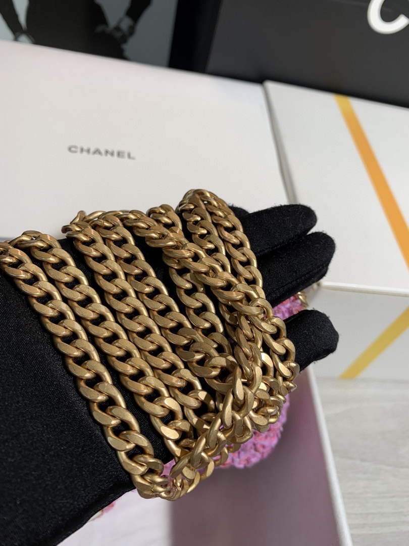 Chanel AS1116 Flap bag 21cm A69900 Tweed Pink - Default Title - View 7
