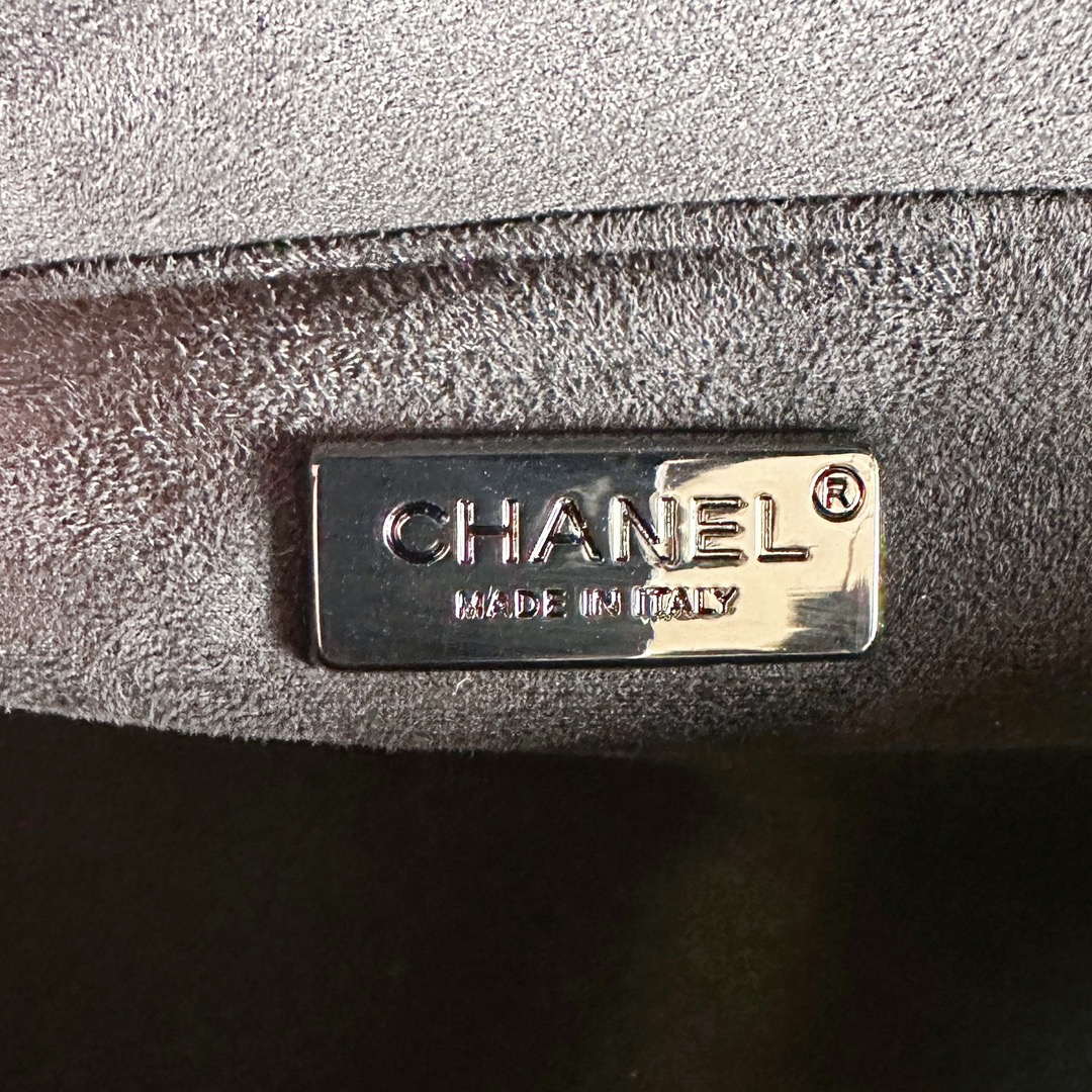 Chanel AS1116 Small Flap bag Raffia A69900 Beige & Black - Default Title - View 8