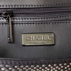 Chanel AS1116 Small Flap bag Velvet Crystal Pearl A69900 Black - Default Title - View 8