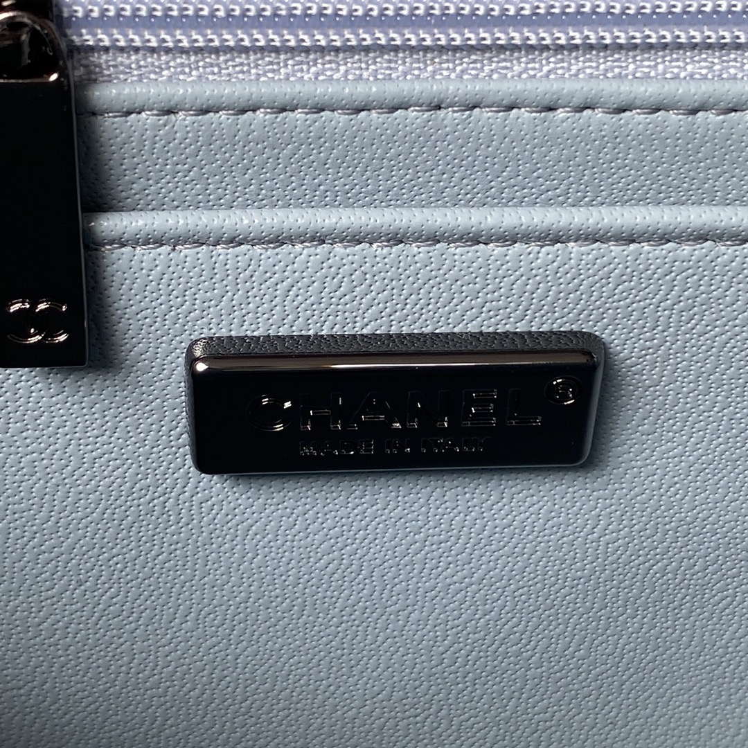 Chanel AS1116 Small Flap bag Velvet Crystal Pearl A69900 Blue - Default Title - View 9