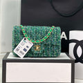 Chanel AS1116 Small Flap bag Woolen A69900 Green - Default Title - View 1