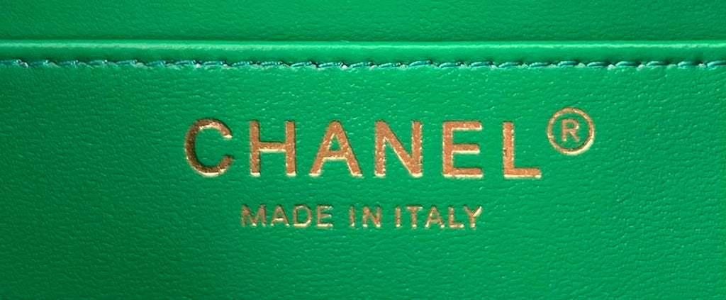 Chanel AS1116 Small Flap bag Woolen A69900 Green