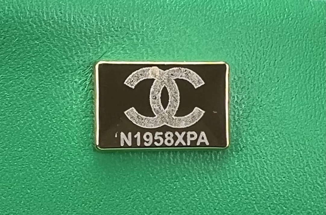 Chanel AS1116 Small Flap bag Woolen A69900 Green - Default Title - View 9