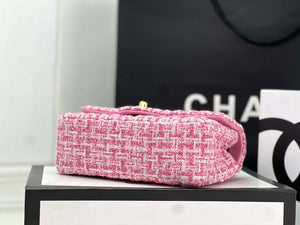 Chanel AS1116 Small Flap bag Woolen A69900 Pink - Default Title - View 5