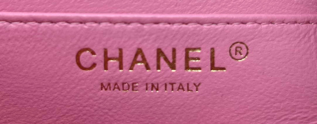 Chanel AS1116 Small Flap bag Woolen A69900 Pink