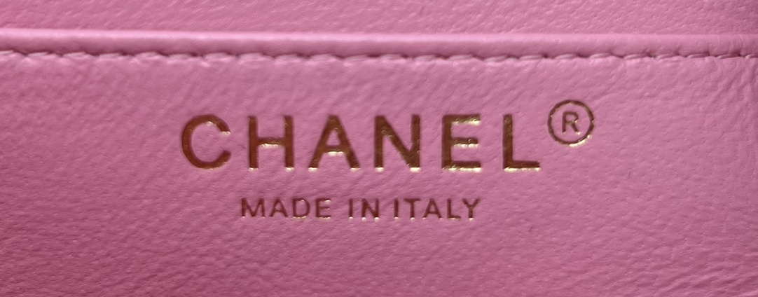 Chanel AS1116 Small Flap bag Woolen A69900 Pink