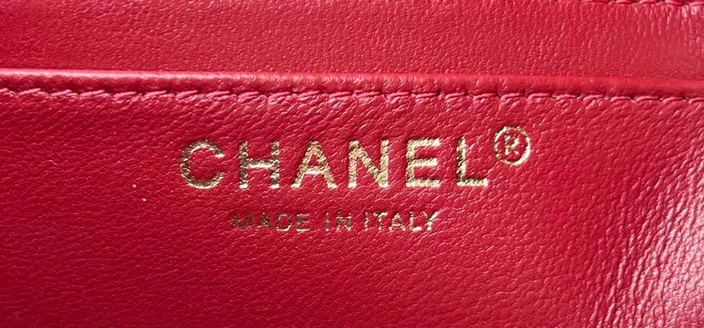 Chanel AS1116 Small Flap bag Woolen A69900 Red