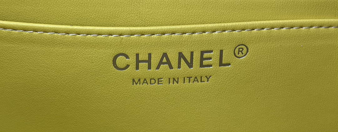Chanel AS1116 Small Flap bag Woolen A69900 Yellow
