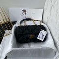 Chanel AS1118 Flap bag Satin fabric Black - Default Title - View 1