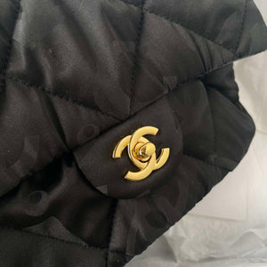 Chanel AS1118 Flap bag Satin fabric Black - Default Title - View 7