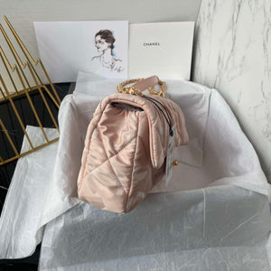 Chanel AS1118 Flap bag Satin fabric Pink - Default Title - View 3