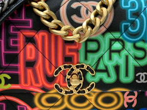 Chanel As1160 Chanel 19 Handbag Flap Graffiti Print Vintage multicolor gold - Default Title - View 4