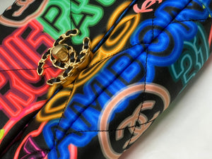 Chanel As1160 Chanel 19 Handbag Flap Graffiti Print Vintage multicolor gold - Default Title - View 6