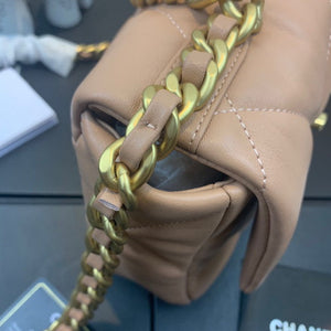 Chanel As1160 Chanel 19 Handbag Flap Lambskin Lake Nude Pink - Default Title - View 5