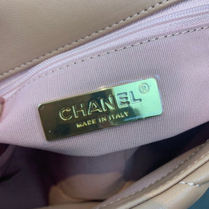 Chanel As1160 Chanel 19 Handbag Flap Lambskin Lake Nude Pink - Default Title - View 8
