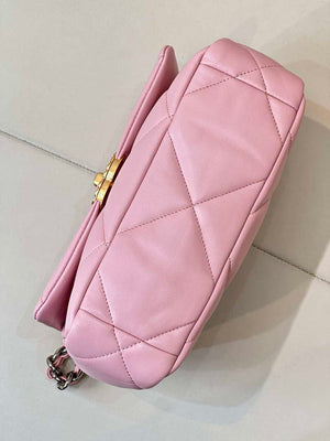 Chanel AS1160 Chanel 19 Handbag Flap Lambskin Pink - Default Title - View 9