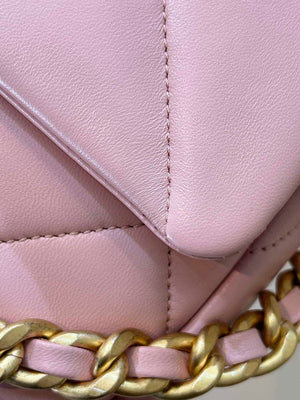Chanel AS1160 Chanel 19 Handbag Flap Lambskin Pink - Default Title - View 15