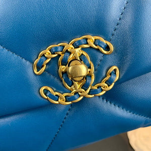 Chanel As1160 Chanel 19 Handbag Flap Lambskin dark blue - Default Title - View 5