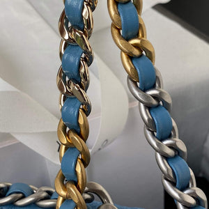 Chanel AS1160 Chanel 19 Handbag Lambskin Blue - Default Title - View 5