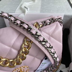 Chanel AS1161 Chanel 19 Large Flap Bag Lambskin B05179 Pink Gold - Default Title - View 4