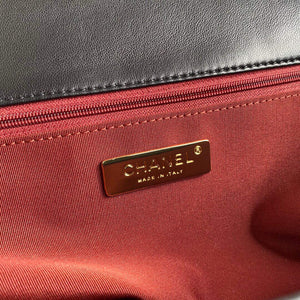 Chanel AS1161 Chanel 19 Large Flap Bag Lambskin B05179 Black Gold - Default Title - View 7