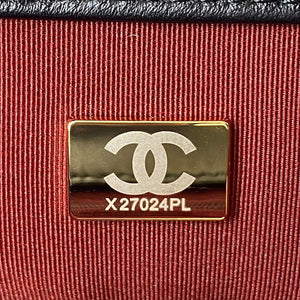 Chanel AS1161 Chanel 19 Large Flap Bag Lambskin B05179 Black Gold - Default Title - View 9