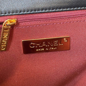 Chanel AS1161 Chanel 19 Large Flap Bag Lambskin B05179 Black Silver - Default Title - View 8