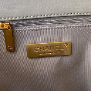 Chanel AS1161 Chanel 19 Large Flap Bag Lambskin B05179 Grey Silver - Default Title - View 8