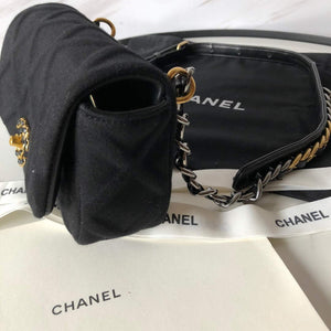 Chanel AS1163 Chanel Flap bag Velvet Black - Default Title - View 5