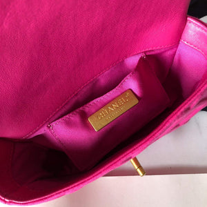 Chanel AS1163 Chanel Flap bag Velvet Rose Red - Default Title - View 8