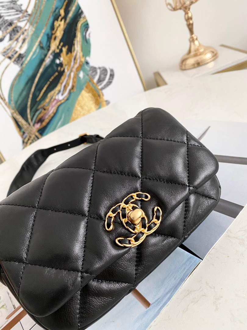 Chanel AS1163 Chanel Flap bag Lambskin Black - Default Title - View 4