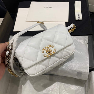 Chanel AS1163 Chanel Flap bag Lambskin White - Default Title - View 2