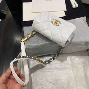 Chanel AS1163 Chanel Flap bag Lambskin White - Default Title - View 4