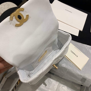 Chanel AS1163 Chanel Flap bag Lambskin White - Default Title - View 8