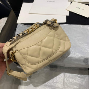 Chanel AS1163 Chanel Flap bag Lambskin Yellow - Default Title - View 4