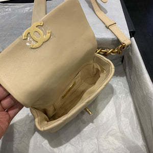 Chanel AS1163 Chanel Flap bag Lambskin Yellow - Default Title - View 8