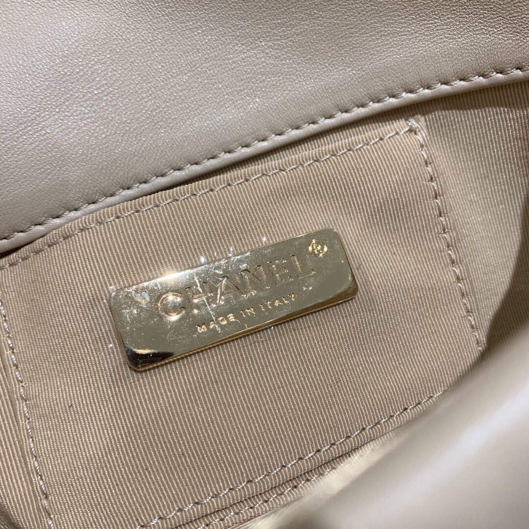 Chanel AS1163 Chanel Flap bag Lambskin Yellow