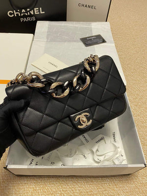 Chanel AS1353 Chanel flap bag Lambskin Black - Default Title - View 4