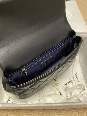 Chanel AS1353 Chanel flap bag Lambskin Black - Default Title - View 9