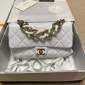Chanel AS1353 Chanel flap bag Lambskin White - Default Title - View 1